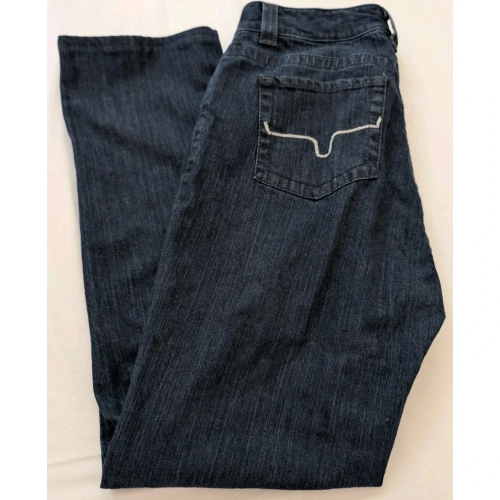 Kimes Ranch Betty Jeans Womens 16/31 Dark Wash Straight Bootcut Western Denim